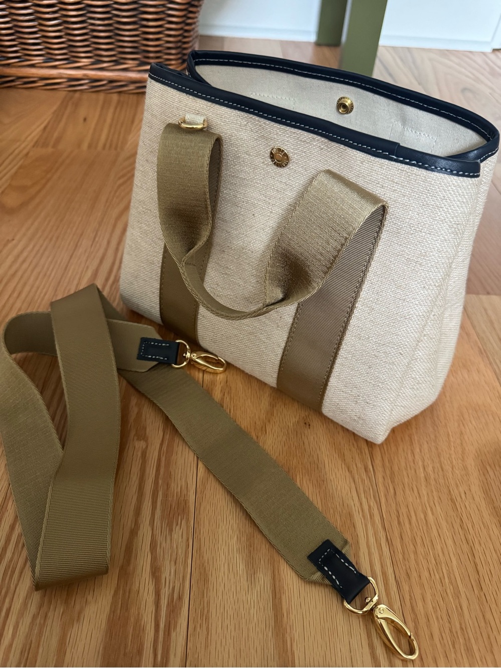 Rue de Verneuil Traversée Bag in Linen Beige - Picture 4 of 4